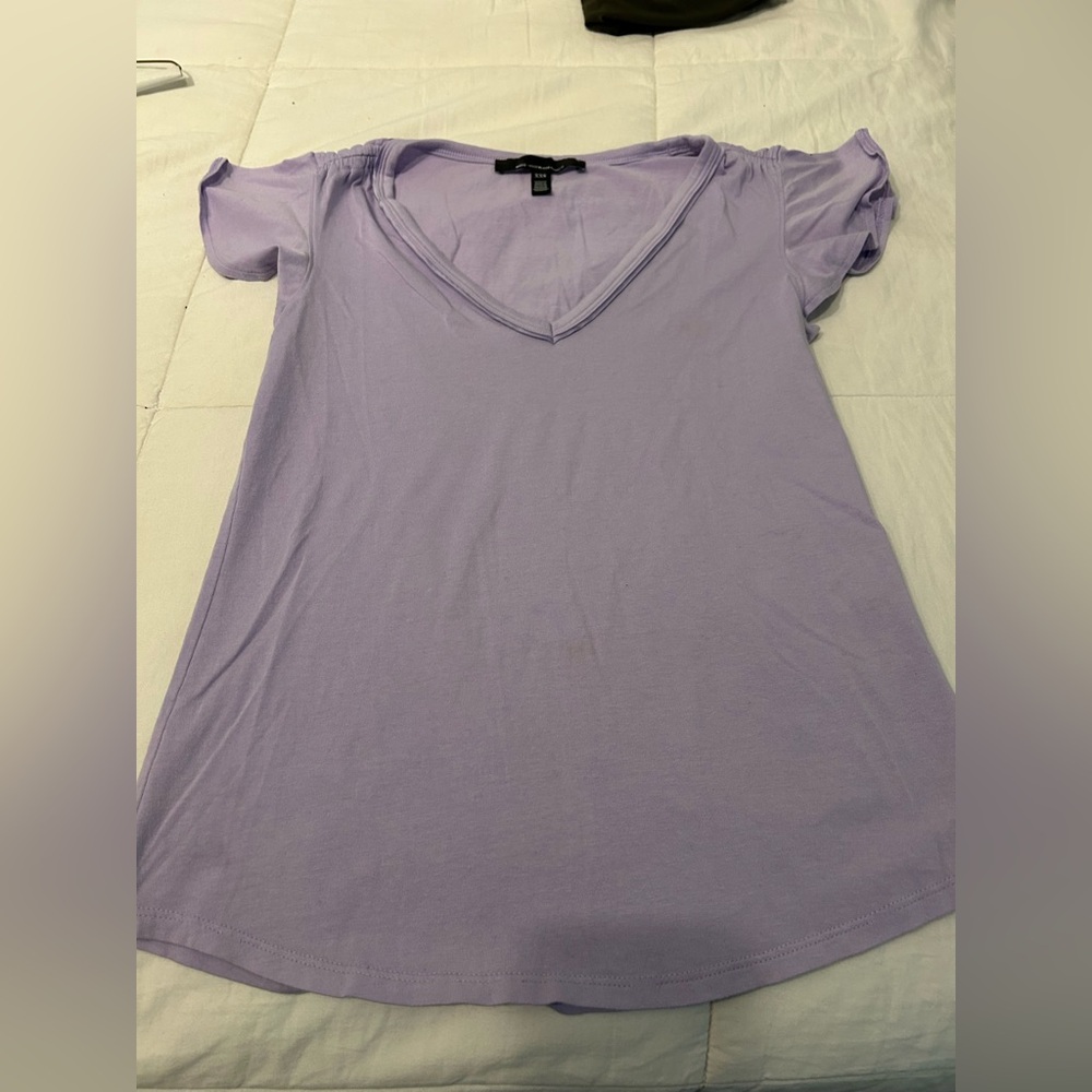 WHMB Lavender V-Neck Women's Top Size XXS